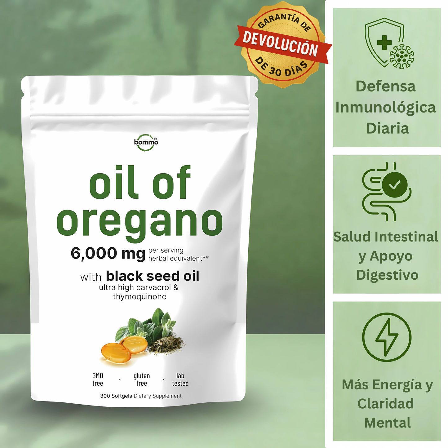 FeelLight™-Oil of Oregano & Black Seed Oil Capsules