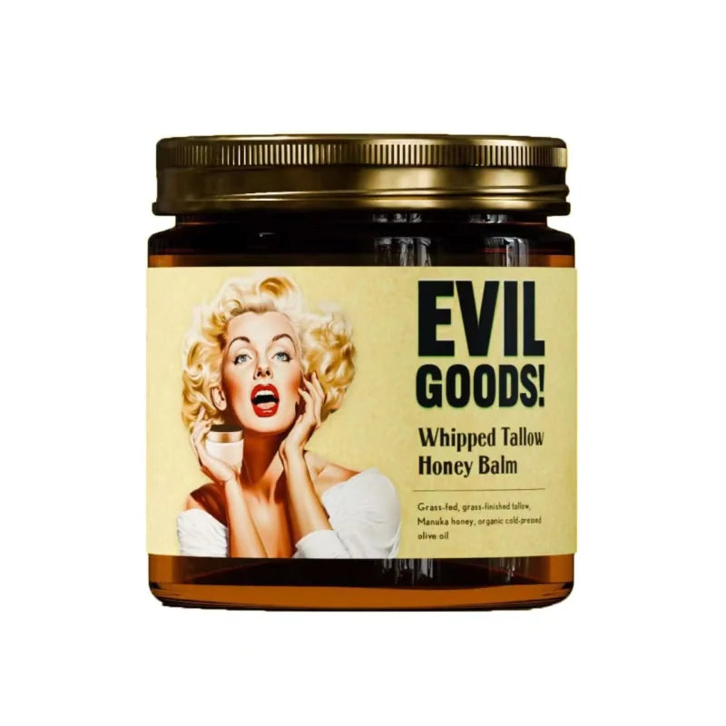 Whipped Beef Tallow & Manuka Honey Organic Nourishing Face Cream , EVIL GOODS