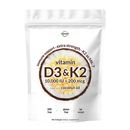 D3 K2, 180-540 cápsulas